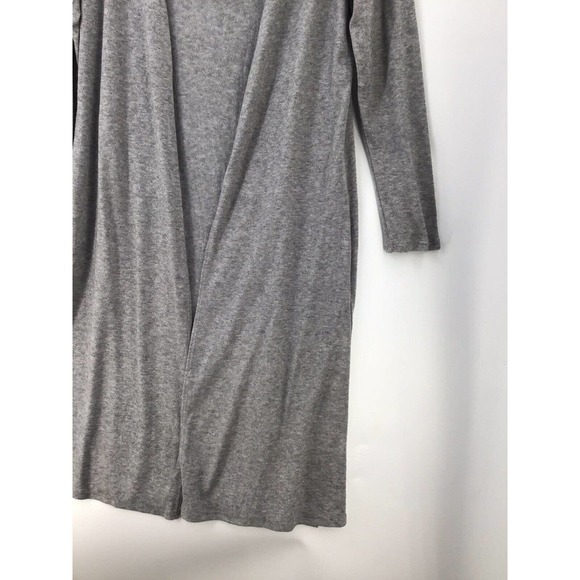 See You Monday Duster Cardigan Open Front Deep Side Vents - Picture 8 of 12